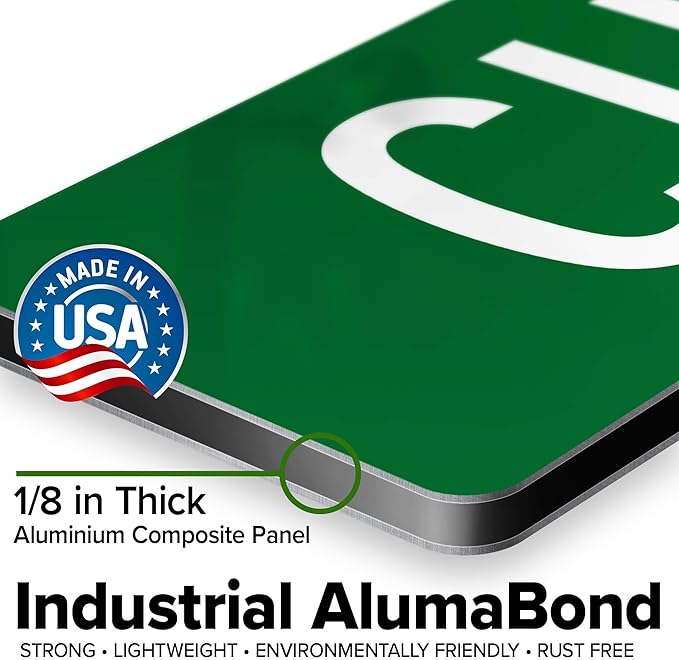 Custom Street And Road Sign, Address Sign, 8 Colors, Reflective Option, Mounting Options, 6x30 Inch, Thick Rust-Free AlumaBond, USA Made by My Sign Center, (Classic)