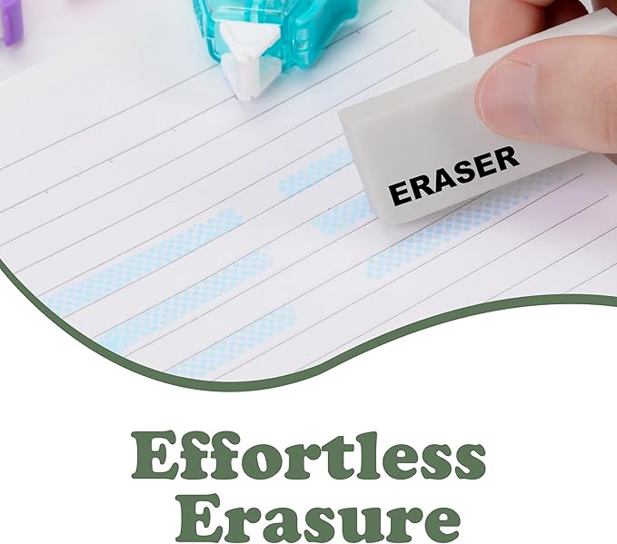 Double Sided Tape Roller, 4 Pack 19.69Ft (6M) Glue Tape for Crafts, Scrapbooking, Journaling, Office & School, Scrapbook Supplies (4)