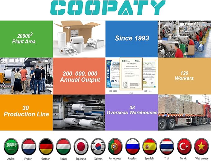Coopaty Half Sheet Shipping Labels for Laser and Inkjet Printers 8.5 x 5.5 Mailing Address Labels, Permanent Adhesive (10000 Sheets, 20000 Labels)