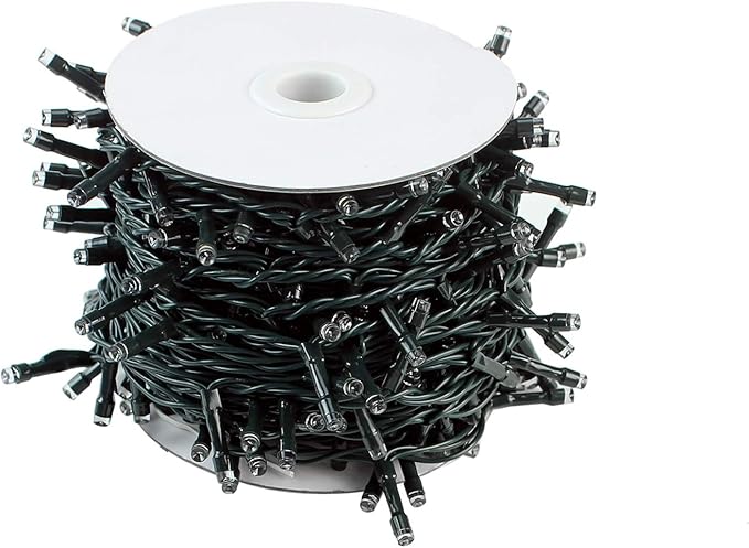 100-1000 LED Christmas Lights, Low Voltage Fairy String Lights with 8 Modes, Ideal for Xmax Tree, Garden, Home, Party, Halloween Festival Deco (Warm White, 500 LEDs)