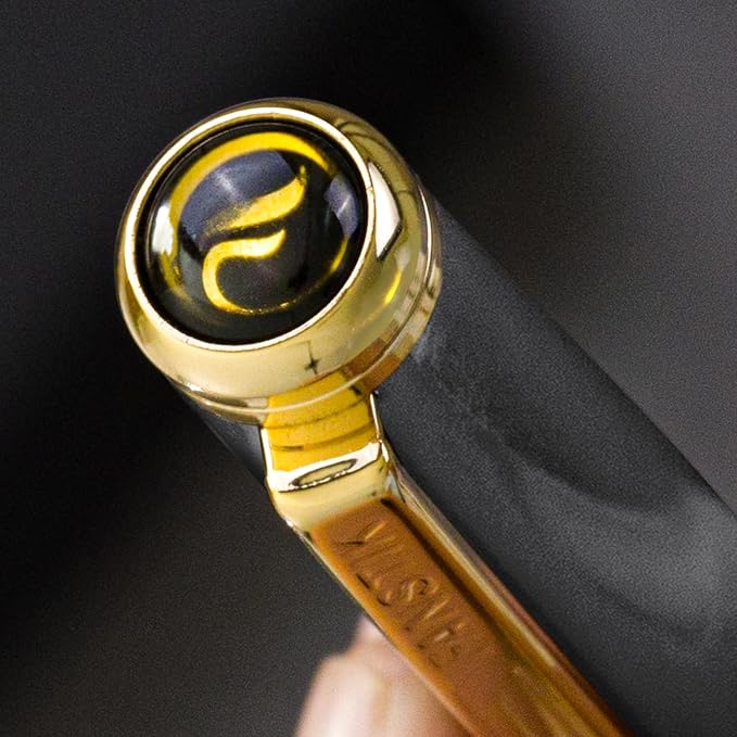 Silver&Gold Luxury ballpoint Pen (Made In USA) fancy gift set for women, Real 24K Gold Plating, Professional executive pen gift set for men (Lux BallPoint Silver-Gold)