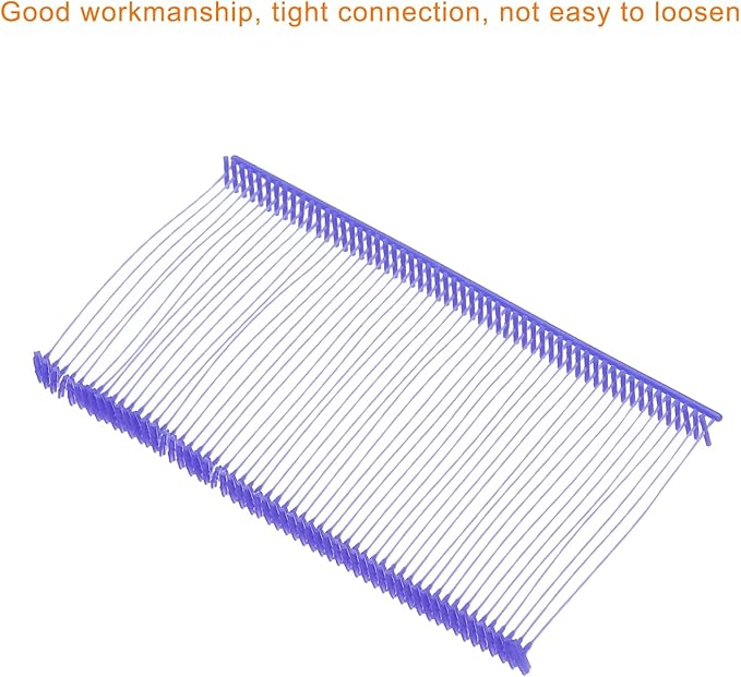 MECCANIXITY Standard Tagging Fasteners,Plastic Regular,Standard Label Gun Price Tagging Barbs for Garment Price Tag Label Tagging Barbs 50mm/2 Inch,Pack of 1000 Purple