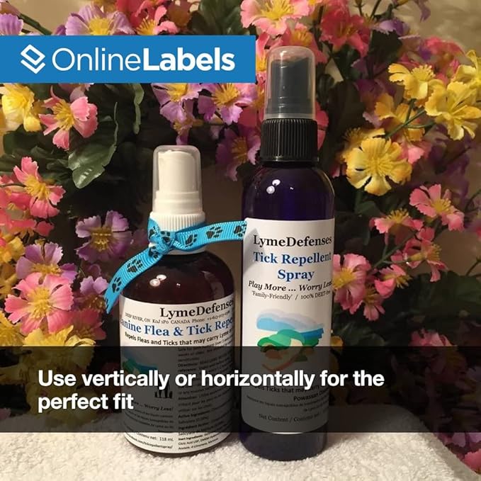 4 x 3.33 Rectangle Shipping Labels - Permanent, White Matte - Wine, Pallet Labels - 6-Up - Pack of 1,500 Labels, 250 Sheets - Inkjet/Laser Printers - Online Labels