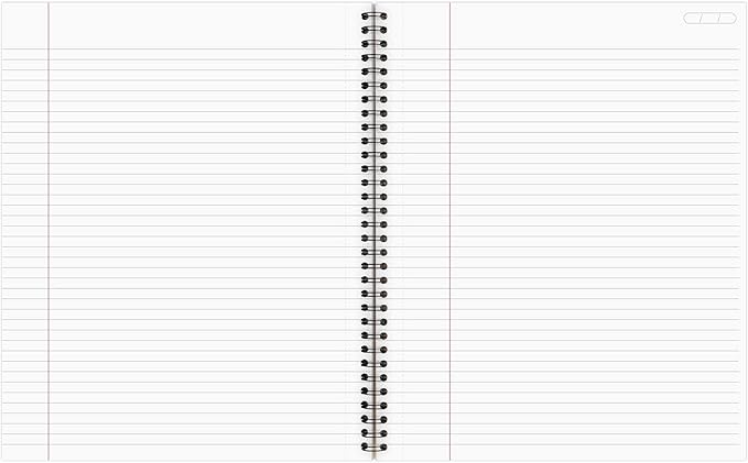 Cambridge Limited Business Notebook, Legal Ruled, 8-1/4" x 11", 80 Sheets, Soft Touch Flexible Cover, Wirebound, Blue (UN06062-20)