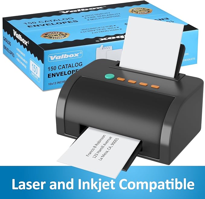 ValBox 10x13 Self Seal Catalog Envelopes 150 Packs Large White Envelopes with Peel and Seal Flap for Mailing, Organizing and Storage