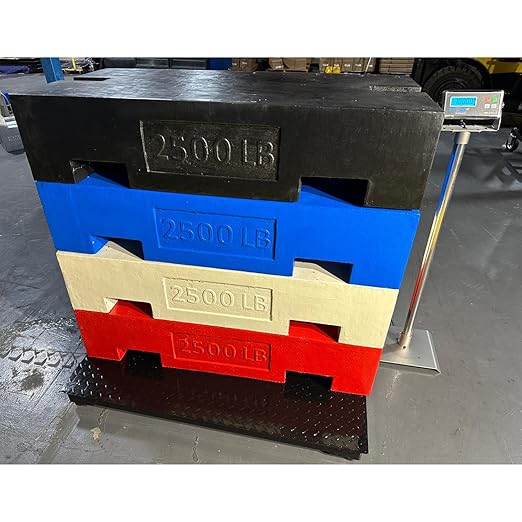 SellEton SL-4x4-1k-NN Floor Scales, Accurate Pallet Scales with Digital Indicator for Warehouse Shipping and Medium Duty Industrial (48"x48", 1000 lb x 0.2 lb)