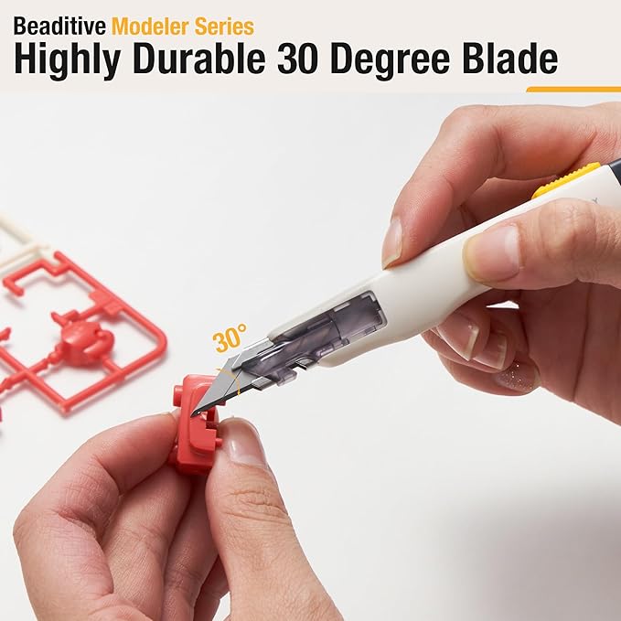 Beaditive High Precision Detail Craft Knife - 30 Degree Blade Utility Knife - Art, Craft, Model Making
