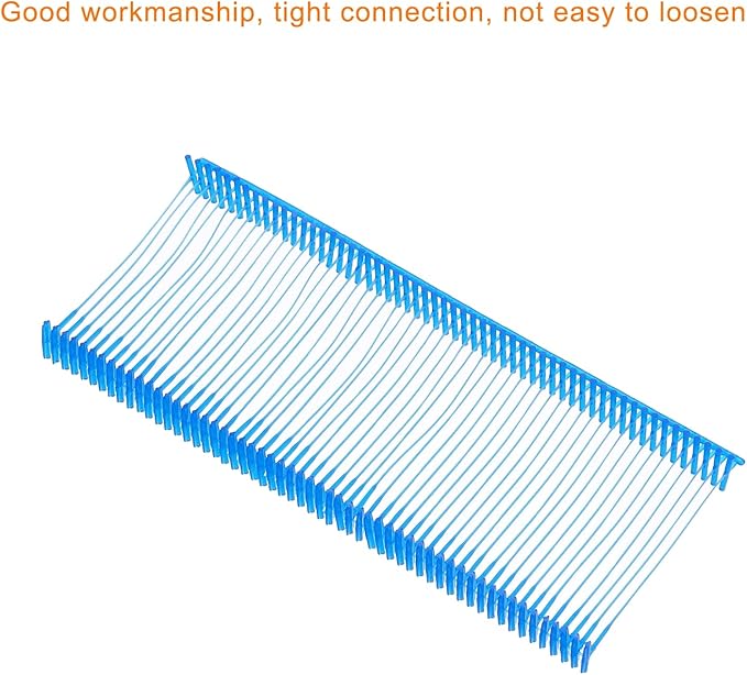 MECCANIXITY Standard Tagging Fasteners,Plastic Regular,Standard Label Gun Price Tagging Barbs for Garment Price Tag Label Tagging Barbs 35mm/1.38 Inch,Pack of 1000 Blue