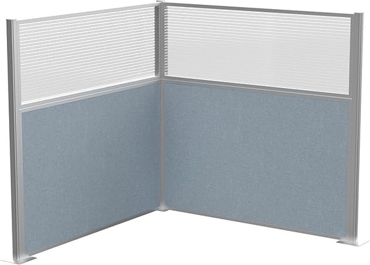 Versare Hush Panel Cubicle Kit | Workstation Partition Walls | Sound Dampening Cubicle Walls | Partitions for Desks
