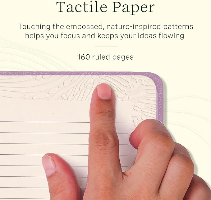 Lifelines Writing Wellness Gift Set - Scented Writing Set Includes Finger Maze Sensory Journal, 3 Scented Stacking Highlighters & 2 Lava Gel Pens - Aromatherapy & Sensory Immersion