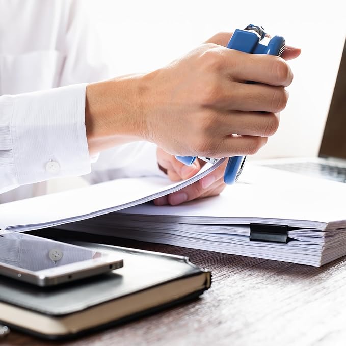 M&G Office Desktop Stapler, 25 Sheet Capacity Basic Staplers Jam Free Standard Stapler Office Accessories Supplies with Two Binding Modes for Home Office Classroom, Black, 2 Pcs