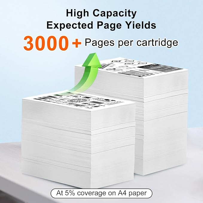 TN830XL Toner Cartridge Replacement for Brother TN830XL TN830 TN 830 Black Toner Compatible with Brother DCP-L2640DW HL-L2460DW HL-L2480DW HL-L2400D HL-L2405W MFC-L2820DW Printer 4 Pack(High Yield)