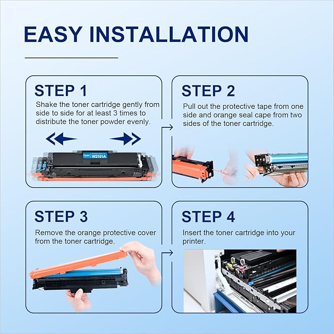 210A Black Toner Cartridges Compatible Replacement for HP 210A 210X Toner for Color Laserje Pro MFP 4301fdw 4201dn 4301fdn 4301dw 4201dw Series Printer Ink, 2 Pack W2100A W2100X