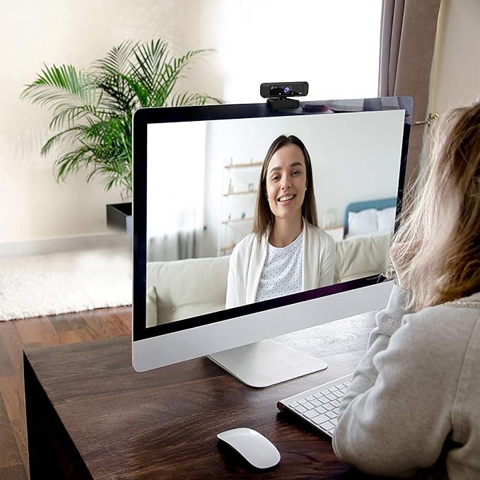 j5create USB Streaming Webcam - 1080P HD with 360° Rotation, High Fidelity Microphone, Plug and Play for PC/Mac/Laptop/Desktop/Skype/YouTube/Zoom/Facetime, Suitable for Conferencing/Calling (JVCU100)