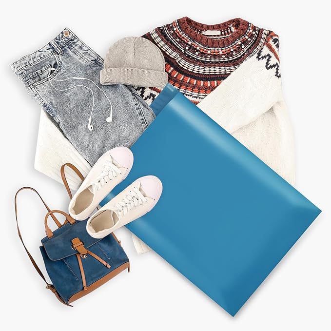 Metronic Large Poly Mailers 19x24 100Pcs, Strong Adhensive Shipping Bags for Clothing, Waterproof Mailers Bags for Small Business, Shipping Envelopes, Tear-resistant Packing Bags in Dark Blue