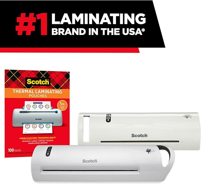 Scotch Thermal Laminator, Extra Wide 13 Inch Input, Ideal for Teachers, Small Offices, or Home (TL1302Z)