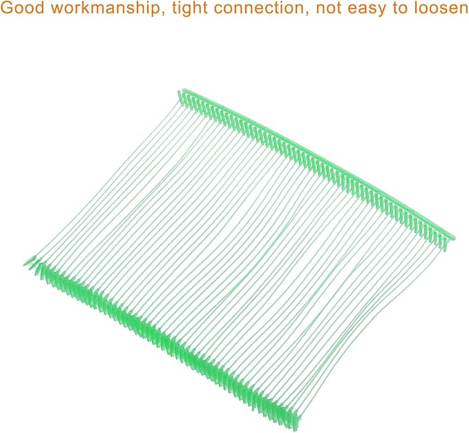 MECCANIXITY Standard Tagging Fasteners, Plastic Regular, Label Gun Price Barbs for Garment Tags, 75mm/3 Inch, Pack of 1000, Light Green