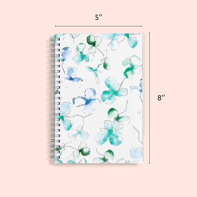 Blue Sky 2025 Weekly and Monthly Planner Calendar, January 2025 - December 2025, 5" x 8", Flexible Cover, Laminated Tabs, Wirebound, Lindley