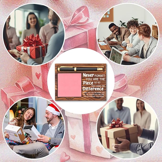 llxxeyopqdxz Appreciation Gifts for Mentor, New Job Gifts for Mentor, Thank You Appreciation Gifts for Mentor, Inspirational Quote for Desk Self-Stick Note Pad Holders YB356