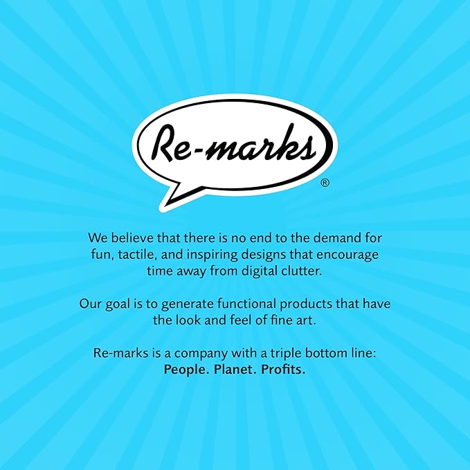 Re-marks Dinosaur and Unicorn Doodles Magnetic Page Clips, 2 Sets of 4 Page Clips, 8 Clips Total