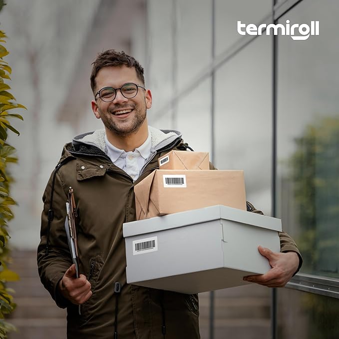 2"x1" Direct Thermal Label Stickers for Shipping, Barcode & Address Use, 1000 Labels/Roll, Compatible with Rollo, Zebra, iDPRT, Munbyn & More, Strong Adhesive, BPA-Free, for Small and Medium Business