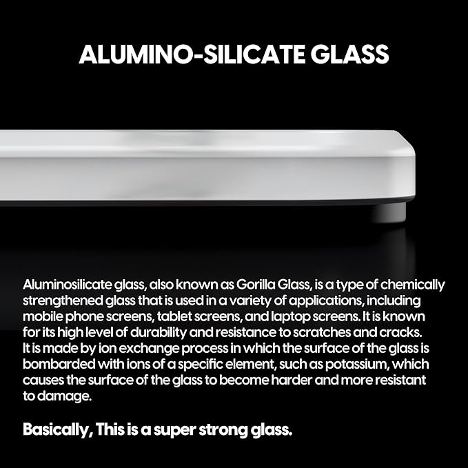 Pulsar - Superglide Premium Glass Mouse Pad XXL ALUMINO-Silicate Glass Surface Anti-Slip Fully Molded high-Density Silicone Rubber 38.5in x 16.5in (XXL, White)