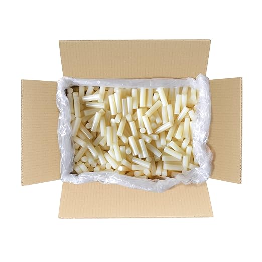 ASA Large Hot Glue Sticks for Glue Gun - 5/8" x 2" | High-Strength Hot Gun Sticks Adhesive for Corrugated Materials | Industrial Grade for Packaging & Woodworking | Pack of 1417