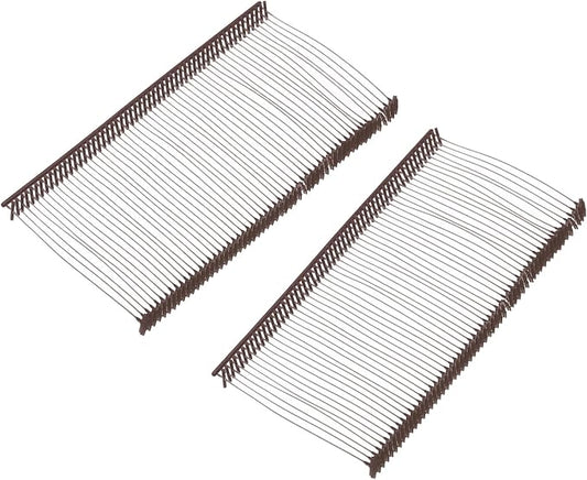 MECCANIXITY Standard Tagging Fasteners,Plastic Regular,Standard Label Gun Price Tagging Barbs for Garment Price Tag Label Tagging Barbs 50mm/2 Inch,Pack of 1000 Brown