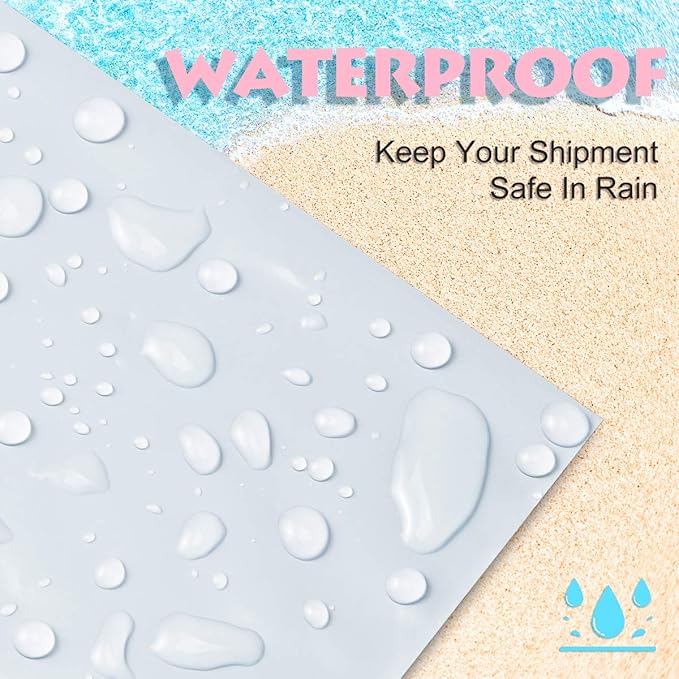 UCGOU Poly Mailers 10x13 Inch White 100 Pack Shipping Bags #4 Strong Mailing Envelopes Boutique Packaging Postal Self Seal Adhesive Waterproof and Tear Proof Small Business for Clothes Books