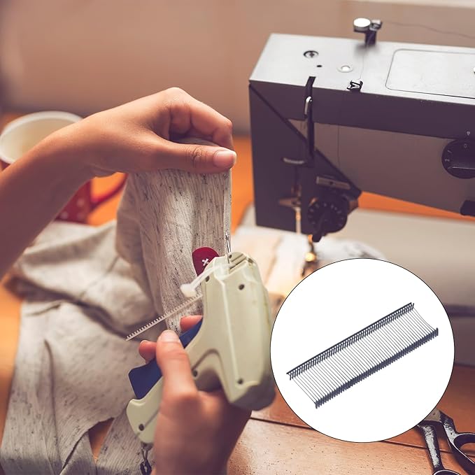 MECCANIXITY Standard Tagging Fasteners,Plastic Regular,Standard Label Gun Price Tagging Barbs for Garment Price Tag Label Tagging Barbs 25mm/1 Inch,Pack of 1000 Navy