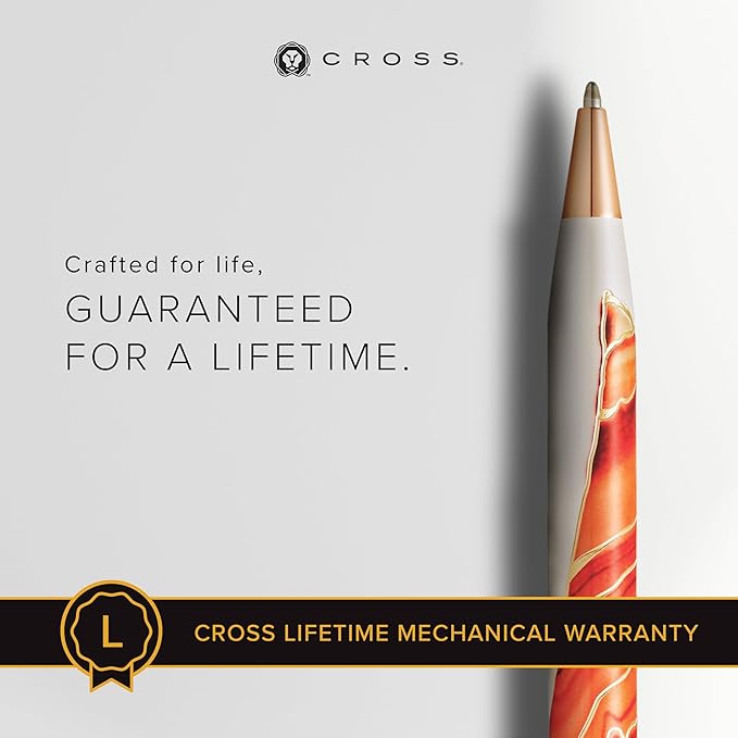 Cross Wanderlust Refillable Ballpoint Pen Presented in a Luxury Gift Box - Medium Point, Black Ink,