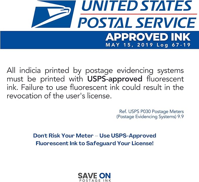 Save On Postage Ink ISINK34 Compatible Ink Cartridge Replacement for IM 3, IM4, IS3 & 4 Series Mailing Machines