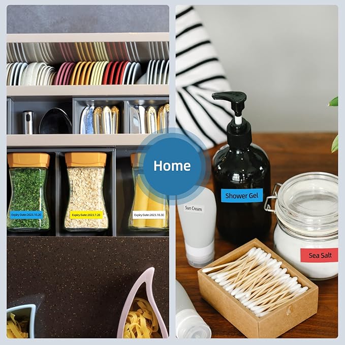 6-Pack Replacement for Brother P Touch M Tape M-K231 MK231 M-K131 MK431 MK531 MK631 MK731 12mm 0.47Inch Compatible with Brother PT-M95 PT-90 PT- PT-65 PT-70 PT-85 Label Makers