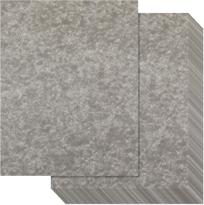 Epakh 200 Pcs Old Age Parchment Paper 8.5 x 11 Inch Standard Letter Vintage Colored Old Parchment Semblance Double Side Printing Paper (Khaki Gray)