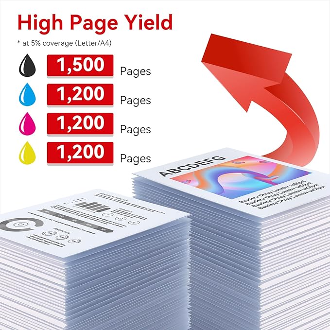 MYTONER 054 Remanufactured Toner Cartridge Set Replacement for Canon 054 054H CRG-054 for Color imageCLASS MF644Cdw MF642Cdw LBP622Cdw MF641Cw Printer 4 Pack High Yield Ink (Black Cyan Yellow Magenta)