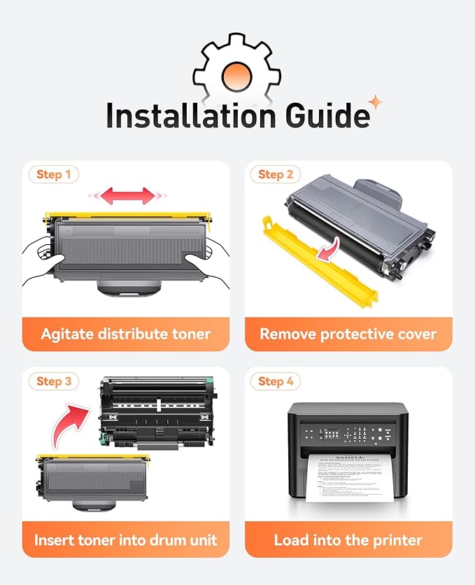 TN330 Toner Cartridge Black 2-Pack Replacement for Brother TN-330 TN360 TN-360 Compatible with Brother DCP-7040 DCP-7030 MFC-7840W HL-2140 MFC-7340 MFC-7440N HL-2170W HL-2150N 7045N Laser Printer Ink