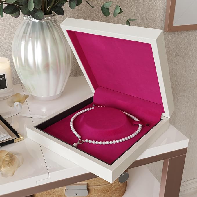 CRE8TIVE 12"x80" Hot Pink Felt Drawer Liner Sheets Self Adhesive Velvet Flocking Liner for Jewelry Drawer Box Lining Velvet Wallpaper Peel and Stick Pink Contact Paper for Girls Bedroom Dressers Decor