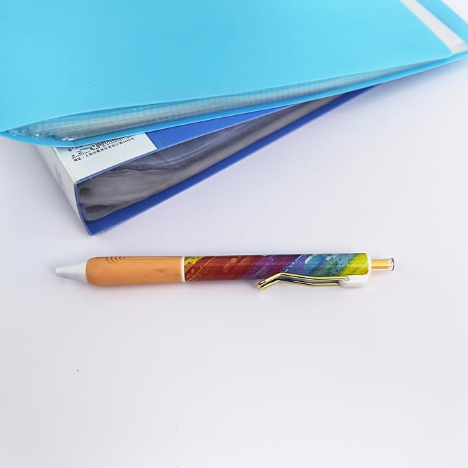 Fengtaiyuan Rd01GelBx6, Gel Ink Rollerball Pens, Black Ink, Fine Point, 0.7mm, 6 Count, Writting Pens, Smooth (Rd01GelBx6)