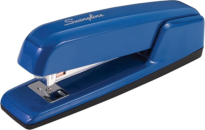 Swingline Stapler, 30 Sheet Capacity, 747 Business Stapler, Jam Free, Metal, Royal Blue (74729)