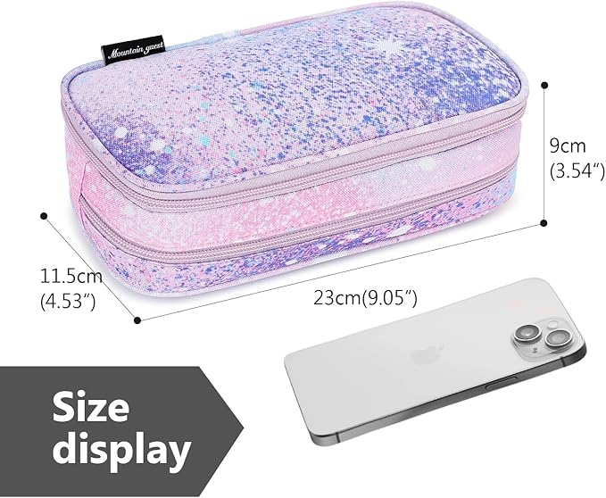 Pencil Cases for kids, Large Capacity Pencil Pouch, Office College School Marker Organizer Case pen for Men Women Adult Teens