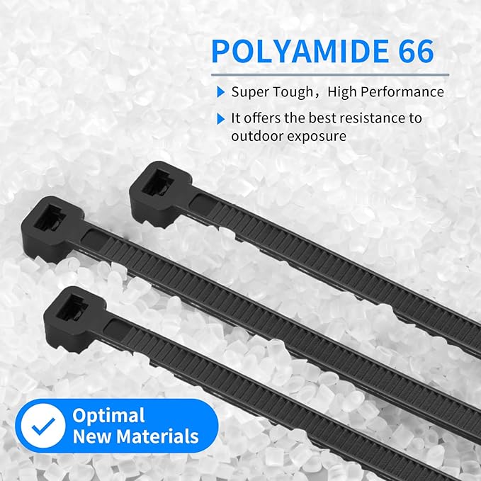 2000 PCS Zip Ties Assorted Sizes 4+6+8+10+12 Inch Self-locking Nylon Cable ties Outdoor, UV Resistant Wire Straps for Home Office Garden Workshop Indoor Outdoor Fence(garden green)