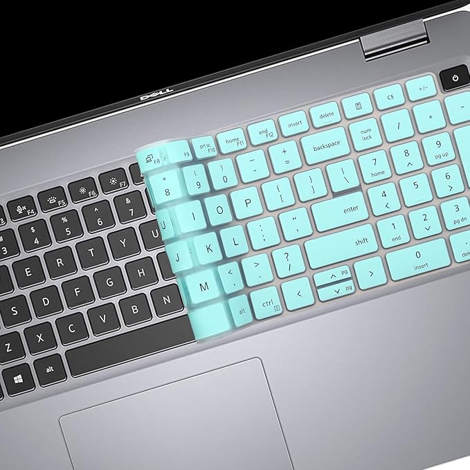 Keyboard Cover for Dell Latitude 3540 5520 5521 5530 5531 5540 5550 & Precision 3590 3591 3580 3581 3560 3570 3561 3571 Laptop, Dell Latitude 15.6 inch Laptop Keyboard Skin-Hotblue
