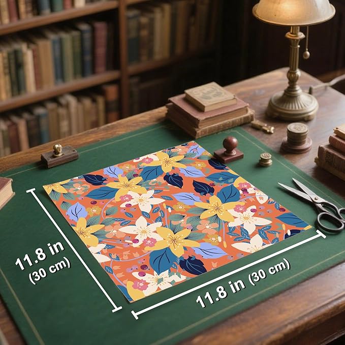 28 Floral Scrapbook Paper, 12"X12" Inch Vintage Flower Botanic Scrapbooking Papers for DIY Card Making Photo Album Journal Decor (Botanic 2)