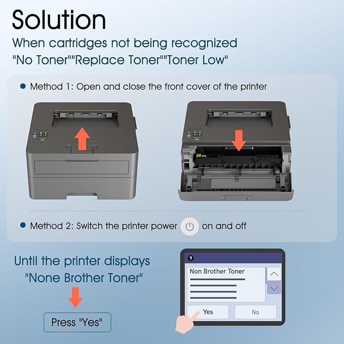 TN830 TN830XL 830XL Toner for Brother Printer DCP-L2640DW HL-L2460DW Replacement for Brother TN-830 XL/V/R TN 830 XL TN-830XL Cartridge MFC-L2820DW HL-L2405W HL-L2400D Printer High Yield 4 Pack Black