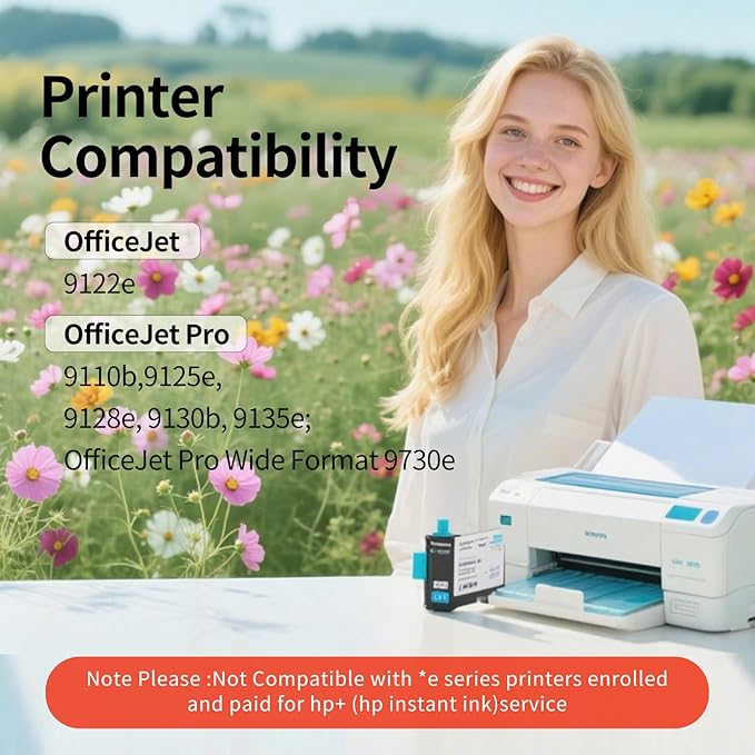 936XL 936 Ink Cartridges for HP Printers Replacement for HP 936 Ink Cartridges Combo Pack (4-Pack) - High Yield Compatible for HP Officejet Pro 9125e 9120e 9730e 9135e