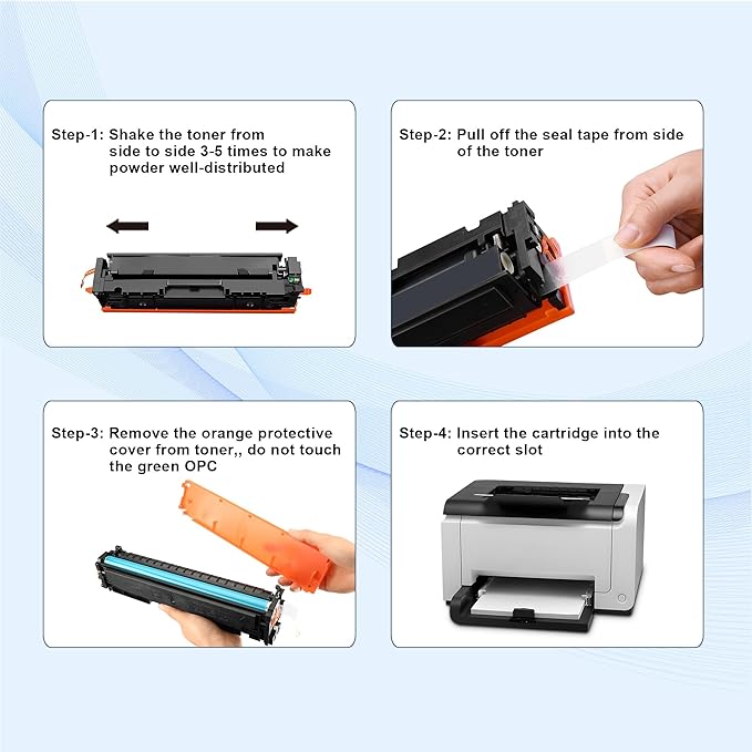 OFFICE-COLOR Replacement for HP 126A Toner Cartridges Set Works with HP Laserjet Pro 100 Color MFP M175nw,CP1025nw,cp1025,M275 Printer Toner (Black,Cyan,Magenta,Yellow 4-Pack )