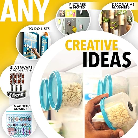 X-bet MAGNET 120pcs Alnico Round Disc Magnets, 1 Inch (25mm), Grey - Craft Ceramic Magnets