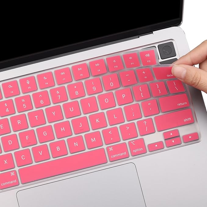 2 Pack Keyboard Cover for 2025-2023 MacBook Air 13" 15" M4 M3 M2, 2025-2021 MacBook Pro 14" 16" M4 M3 M2 M1 Pro/Max, Ultra Thin Keyboard Skin for 14.2" 16.2" MacBook Pro /13.6" 15.3" MacBook Air, US