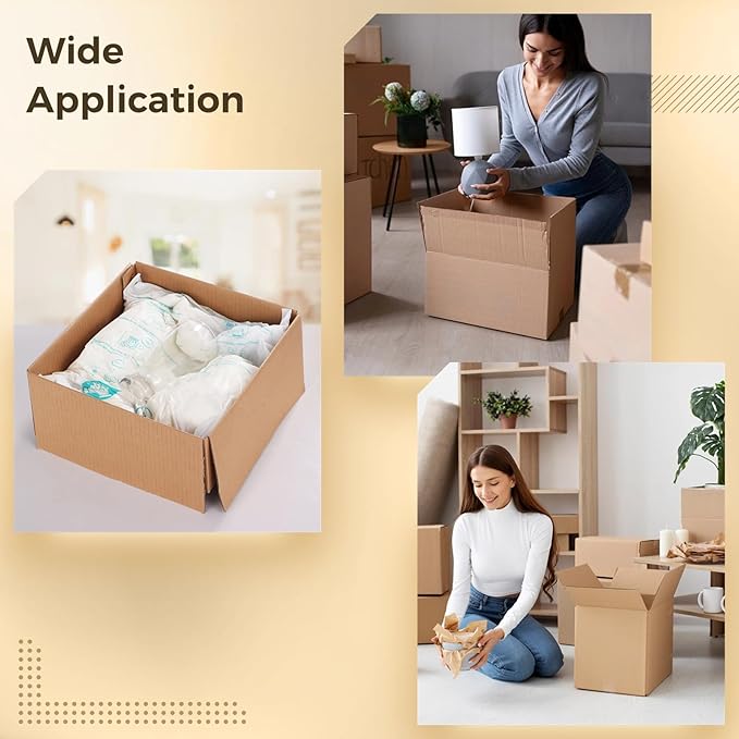 Foam Bags For Shipping 8 PCS 20×24 Inch, Handy Temperature-Activated Expanding Pouches, Instant Pack Quick Packaging - Protective Parcel Solution