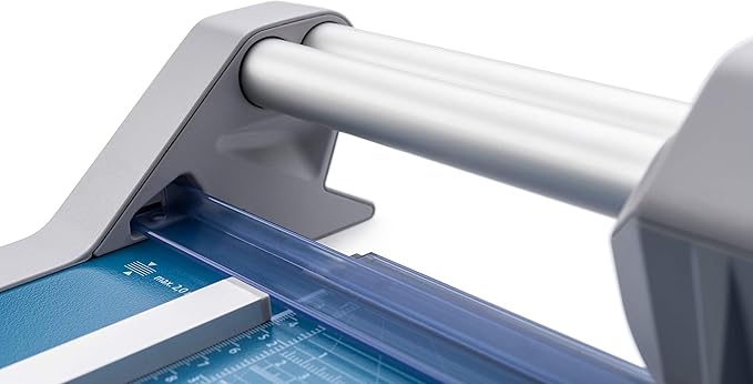 Dahle 552 Professional Rotary Trimmer, 20" Cut Length, 20 Sheet Capacity, Self-Sharpening, Dual Guide Bar, Automatic Clamp, German Engineered Paper Cutter